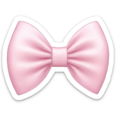 Light pink bows sticker