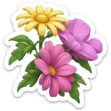 Flowers sticker