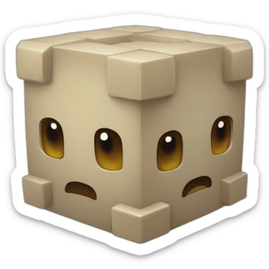 cubo boronoi sticker