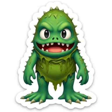 Swamp monster   sticker