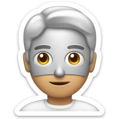 A person holding anti-matter sticker