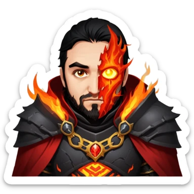 Volcanic Warlock sticker
