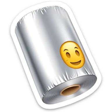 roll of aluminum foil sticker