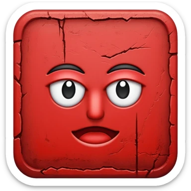 Symbol of sacrifice in berserk in red colour sticker