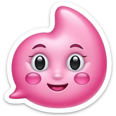 Shicle rosado sticker