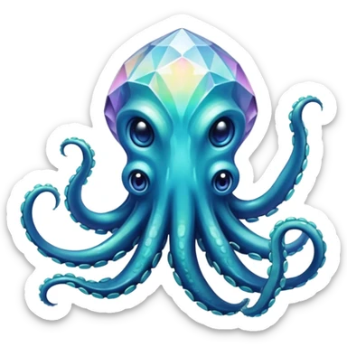Crystal Kraken sticker