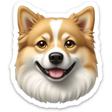 Swedish nordic spitz dog sticker