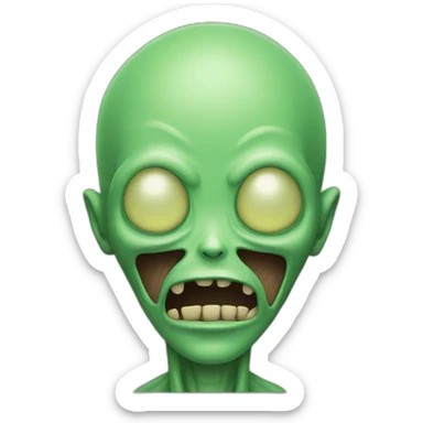 alien suffering sticker