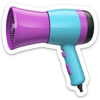 Cute Hair dryer, different design sticker