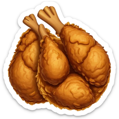  fried chicken sticker