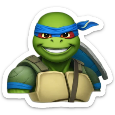 Leonardo tmnt sticker