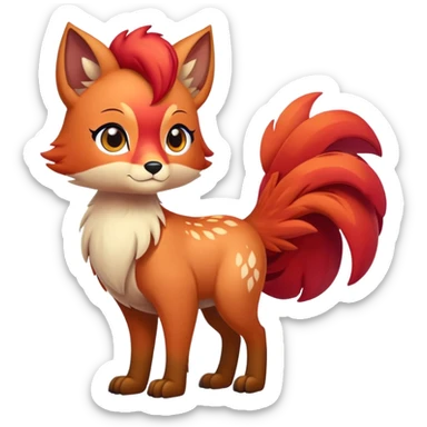 Colorful Falvie-Fionbri, full body sticker