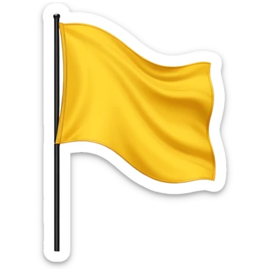 Create 2 yellow lined and 1 black lined flag emoji and put black line between yellow lines sticker