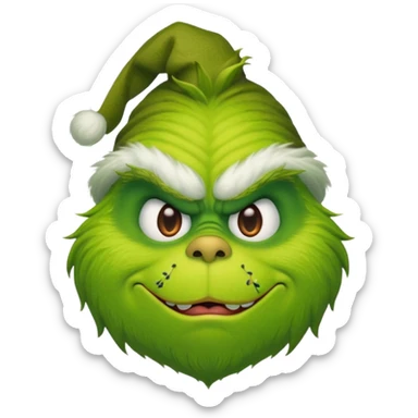 Grinch sticker