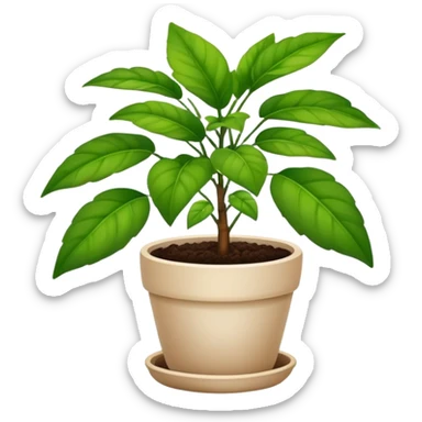 potted plant sticker