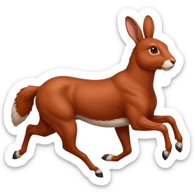 red hare sticker