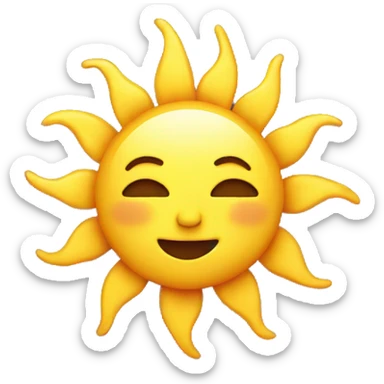 Sun sticker