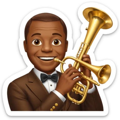 Louis Armstrong sticker