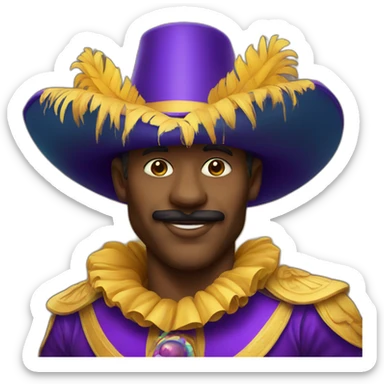 carnaval man sticker
