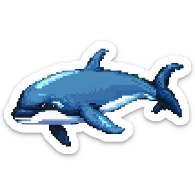 Shamu orca whale sticker