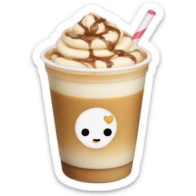 sugar cookie iced latte sticker