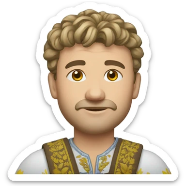 ukrainian-man-in-vyshyvanka sticker