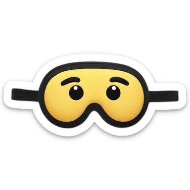 eye sleep mask sticker