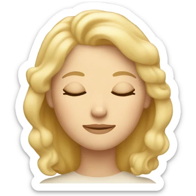 Sleep well blonde wife  sticker