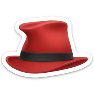 The red hat sticker