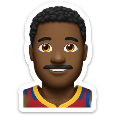 black basketball player from venezuela sticker