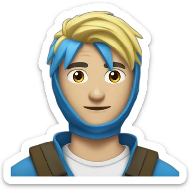 Tyler Blevins aka ninja with blue hair sticker