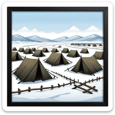 soviet gulag camp sticker