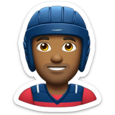 Rugbyman aveugle sticker