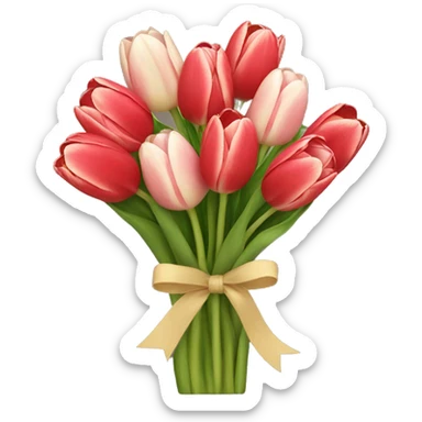 tulip bouquet  sticker