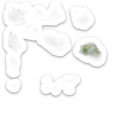 sea with sand and seaweed beach sticker