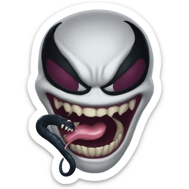 VENOM bouche ouverte  sticker