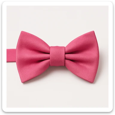 pink bow tie sticker