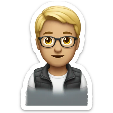 a person who uses an Apple Watch sticker