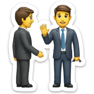 one to one consultation corporate sticker