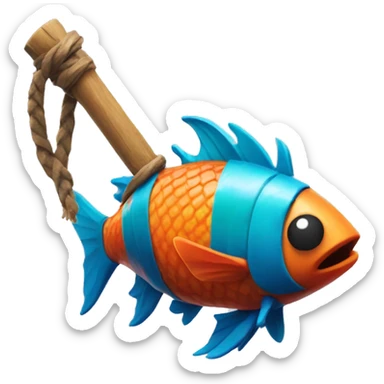 Fortnite Fishstick sticker