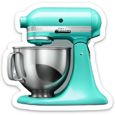 Aqua KitchenAid mixer sticker