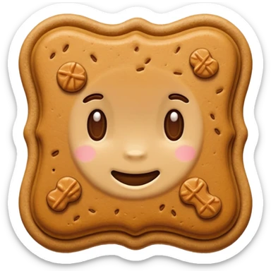 Biscoff cookie sticker