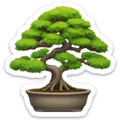 bonsai tree sticker