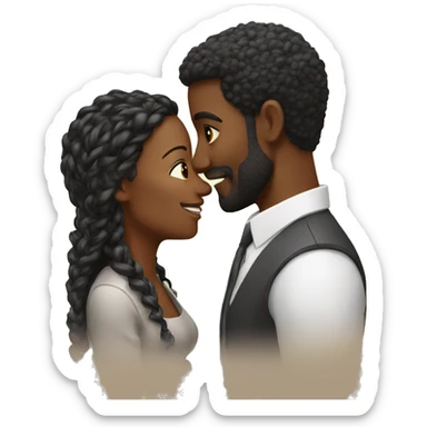 Strong love between the couple sticker