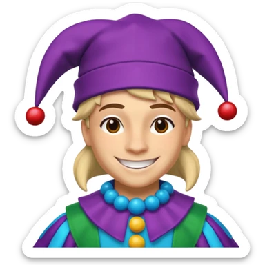 jester from roblox sticker