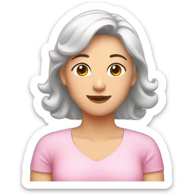 pink massage sticker