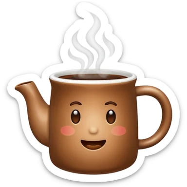 Make a coffee emoji sticker