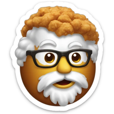 KFC fried chicken logo sticker