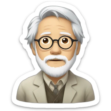 Hayao Miyazaki sticker