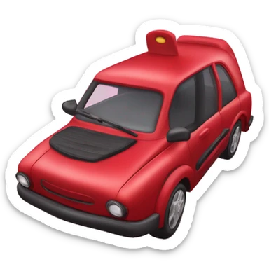 The wiggles big red car  sticker